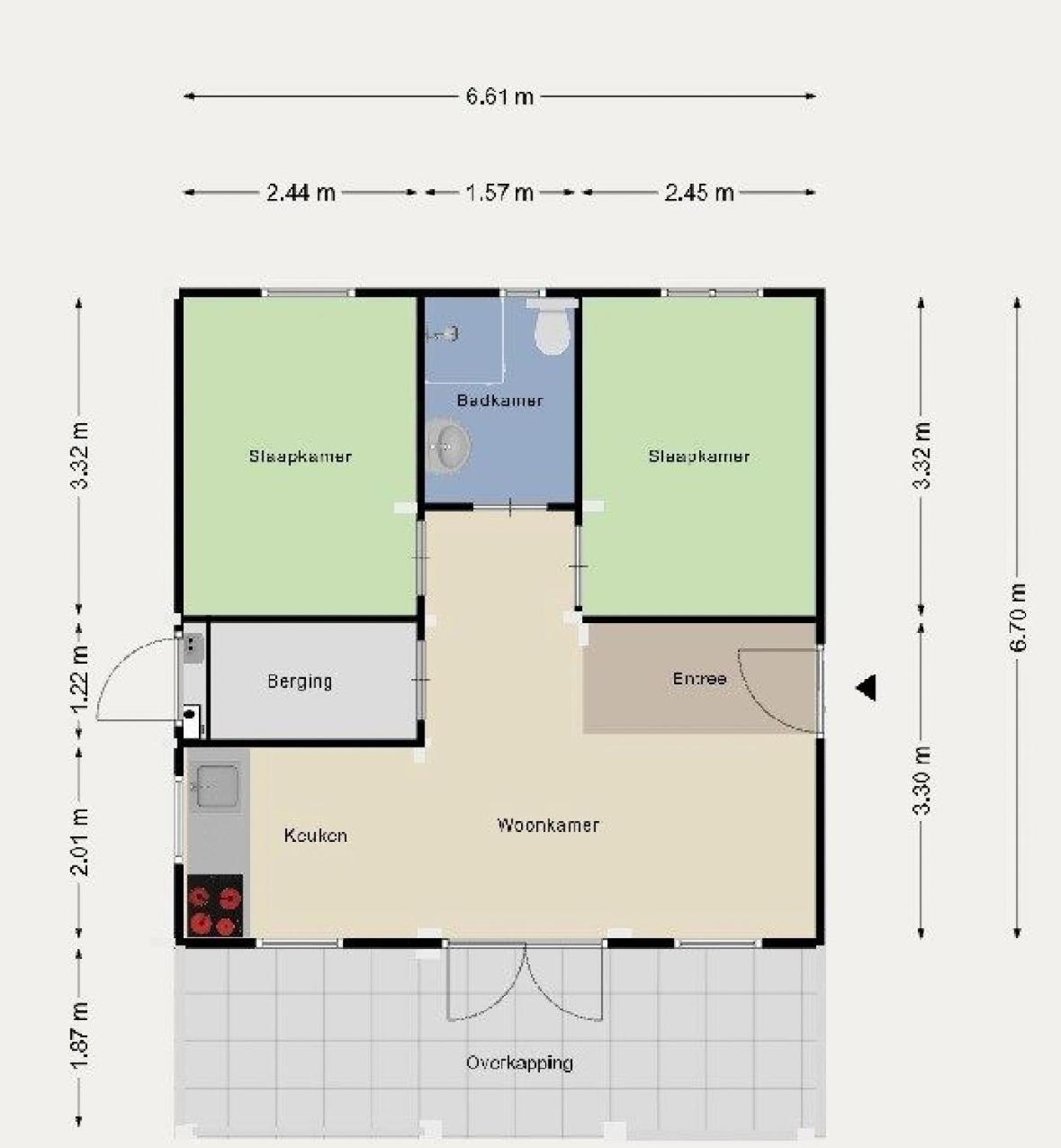 Kiwi-Cabin 45 Gramsbergen エクステリア 写真